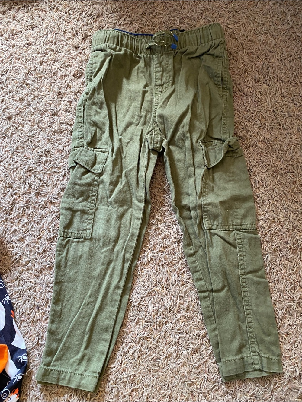 Boys HM cargo green pants 6